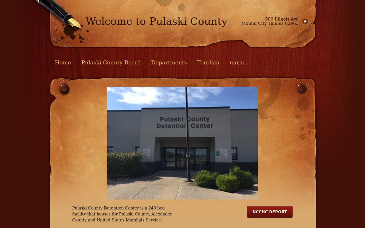 Alexander County arrest history contracted Pulaski detention center